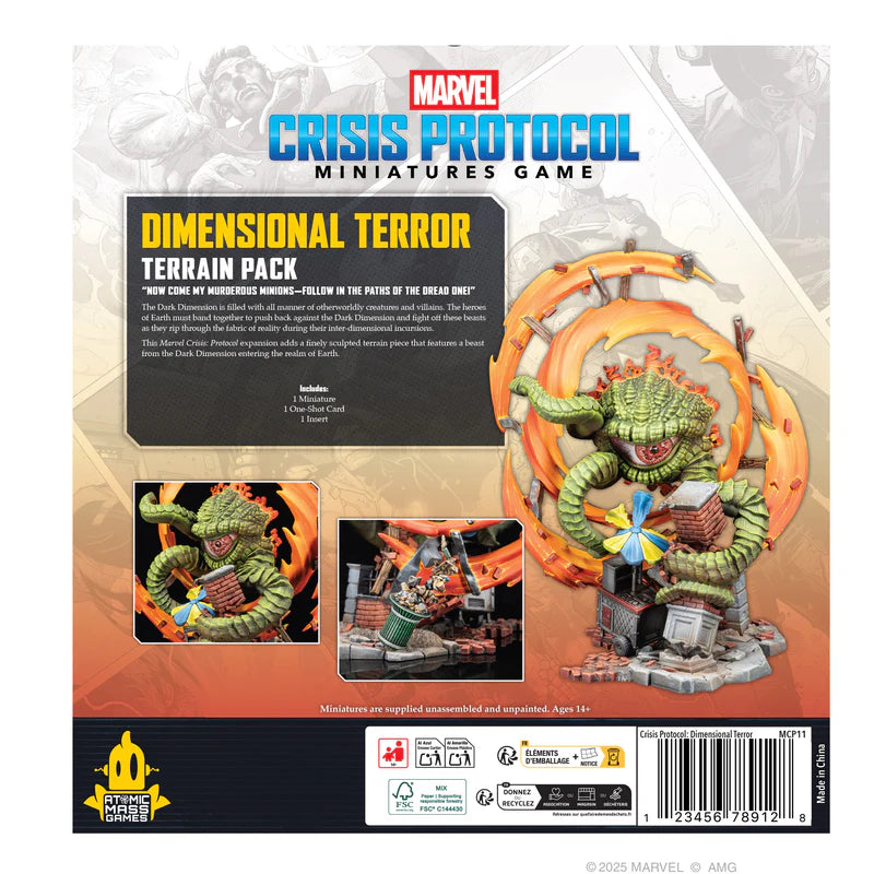 Marvel Crisis Protocol Dimensional Terror Terrain Pack