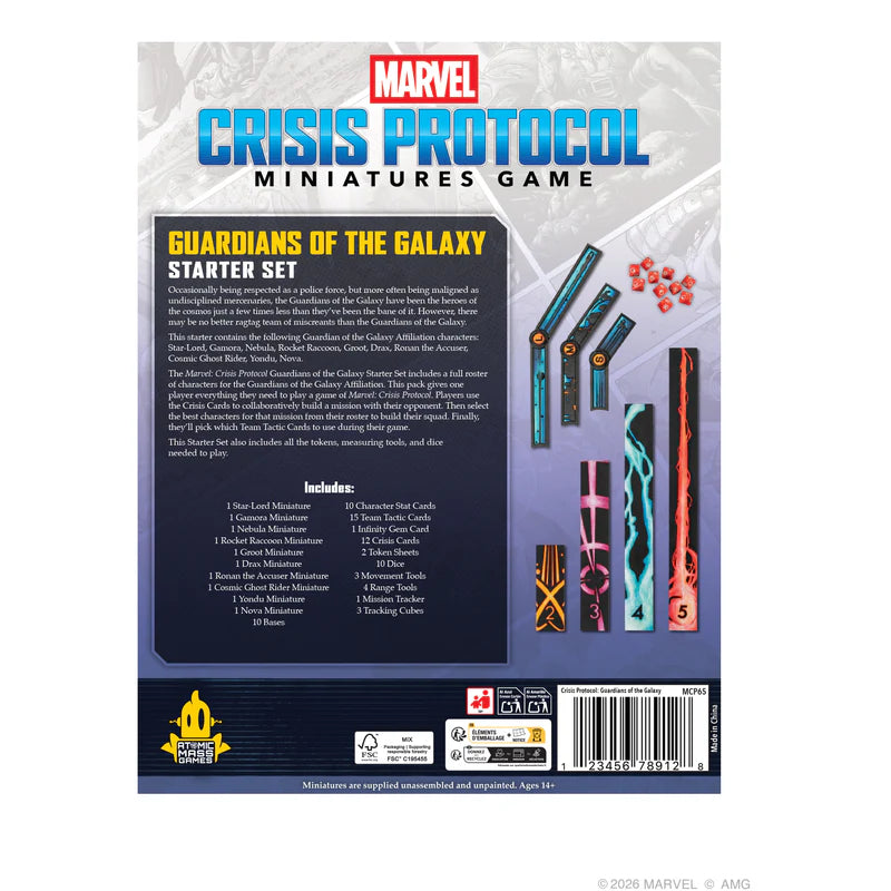 Marvel Crisis Protocol Guardians of the Galaxy Starter Set