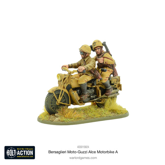 Bolt Action Italian Bersaglieri Moto-Guzzi GT17 Motorbike A MTO