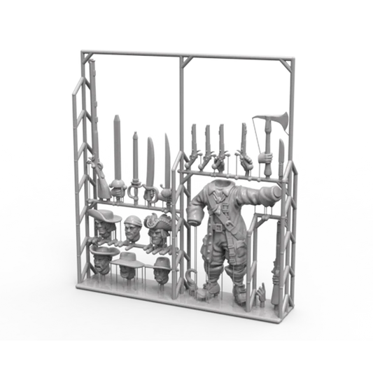 Port Royal Customizable Character Sprue