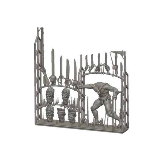 Port Royal Customizable Native American Character Sprue