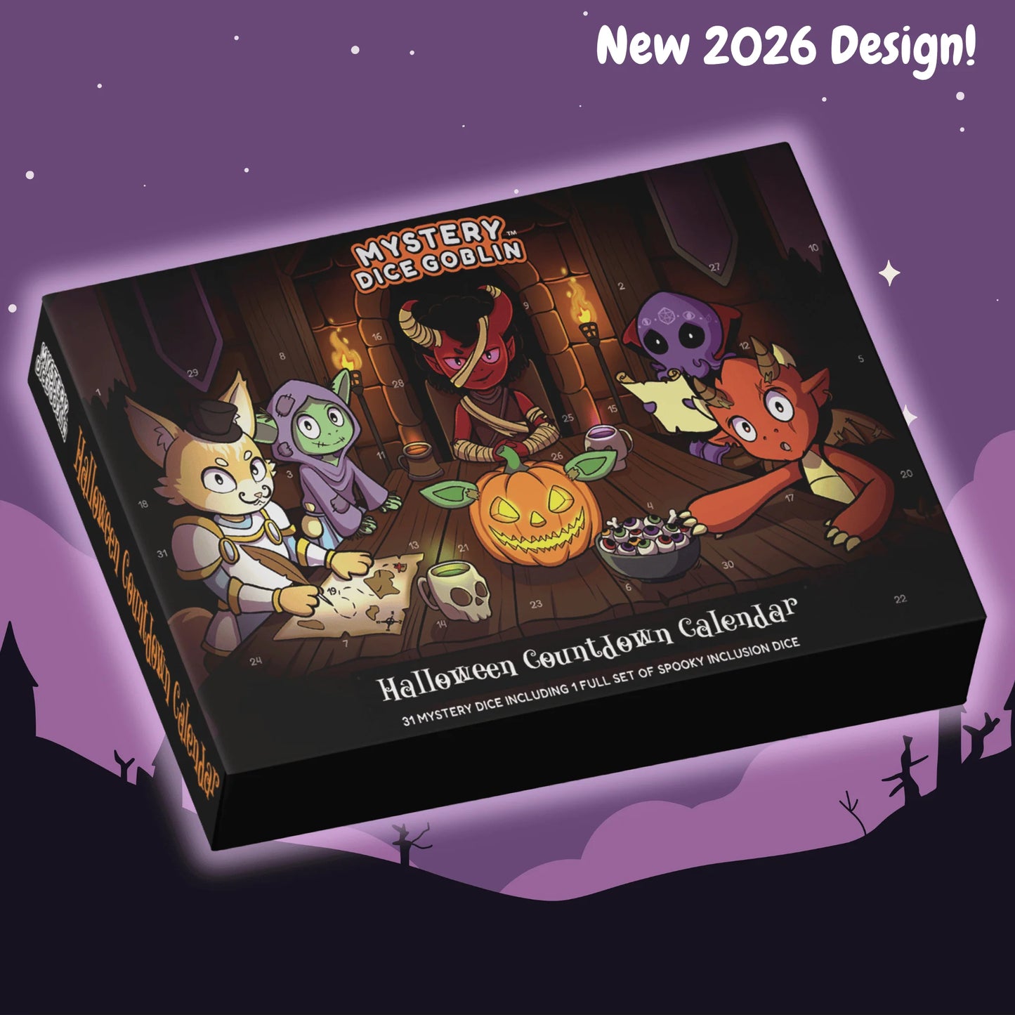 Halloween Dice Countdown Calendar