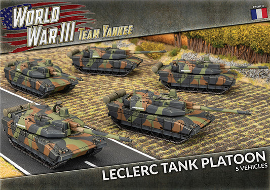 WWIII: Team Yankee NATO Leclerc Tank Platoon