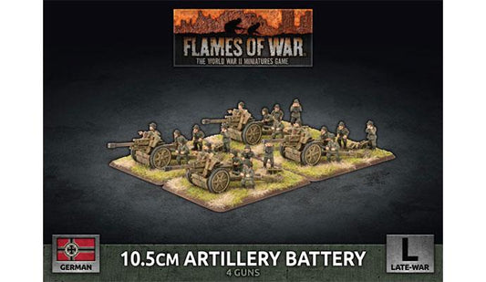 FOW German 10.5cm Artillery Battery