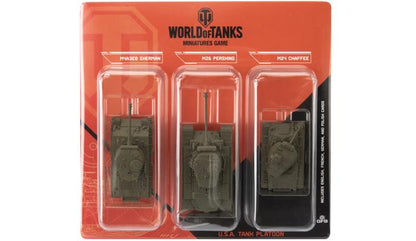 U.S.A. Tank Platoon (M4A3E8 Sherman, M26 Pershing, M24 Chaffee)