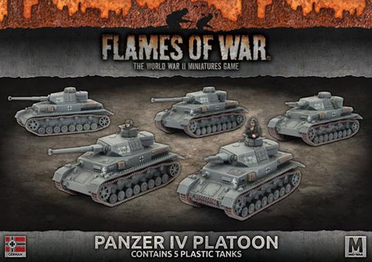 FOW German Panzer IV Platoon