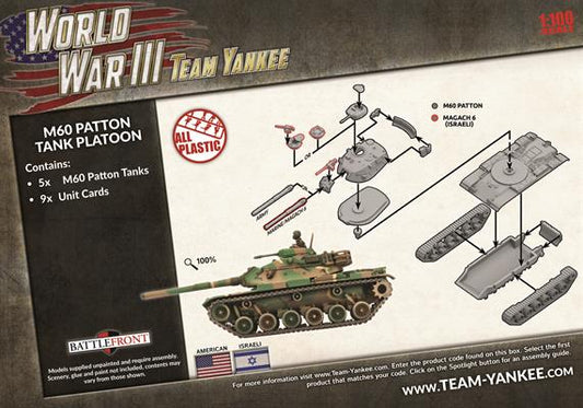 WWIII: Team Yankee American M60 Patton Tank Platoon