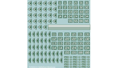 WWIII: Team Yankee Decal Set