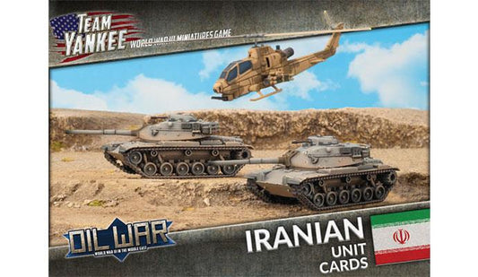 WWIII: Team Yankee Oil War Unit Cards