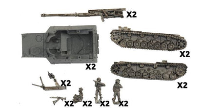 FOW German Hornisse Tank-Hunter Platoon