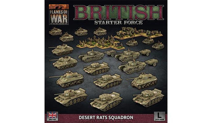 FOW British Starter Force Desert Rats Squadron Army Deal