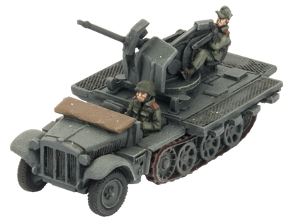 FOW German Cross Sd Kfz 10/4 Light AA Platoon
