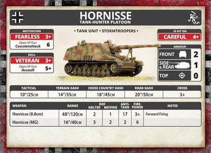 FOW German Hornisse Tank-Hunter Platoon