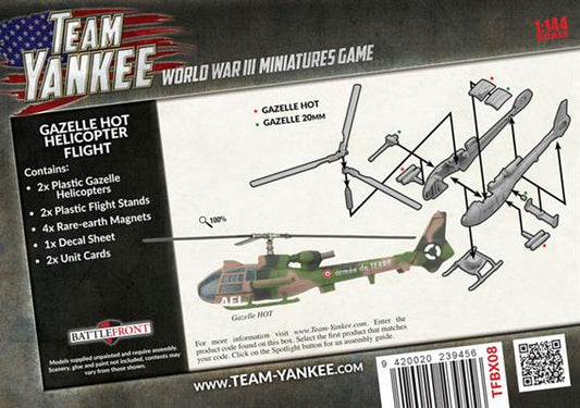 WWIII: Team Yankee NATO Gazelle HOT Helicopter Flight