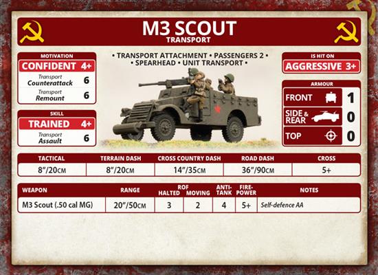 Red Banner M3 Scout Transport