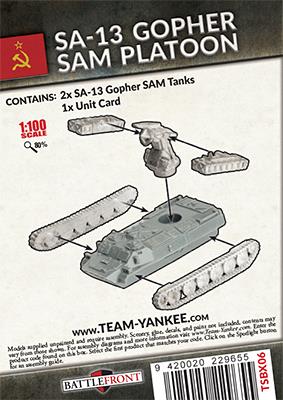 WWIII: Team Yankee Soviet SA-13 Gopher