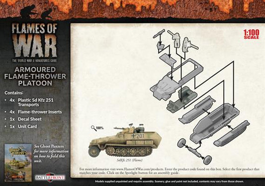 FOW German Armoured Flame Platoon