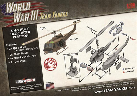 WWIII: Team Yankee American Huey Helicopter Flight