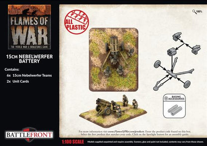 FOW German 15cm Nebelwerfer Battery