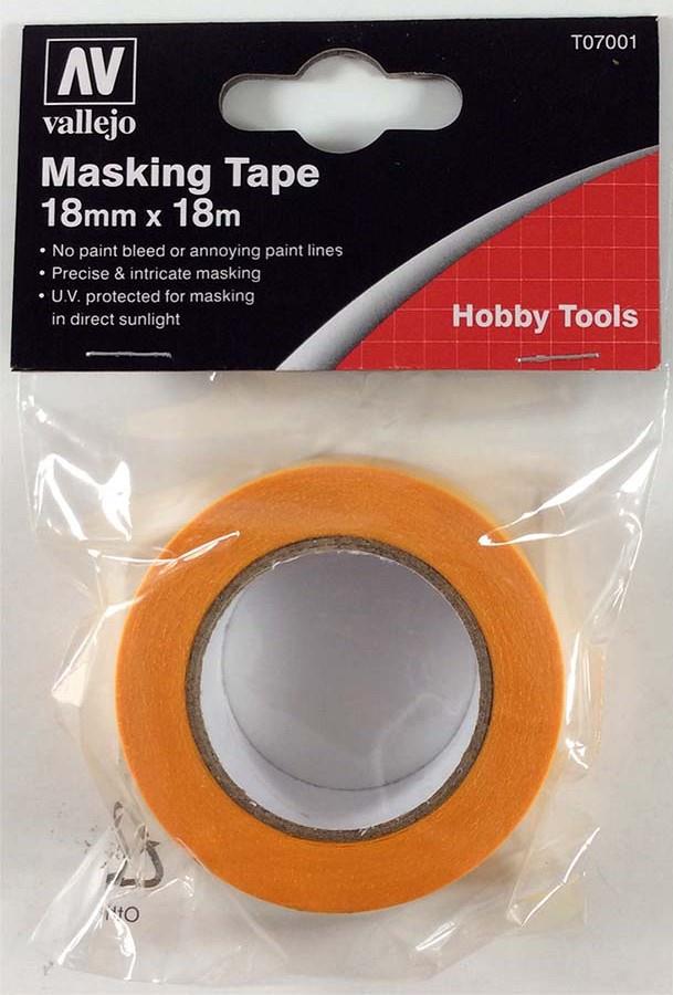 Vallejo Precision Masking Tape 18mmx18mm - Single Pack