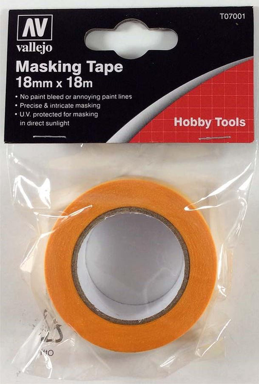 Vallejo Precision Masking Tape 18mmx18mm - Single Pack