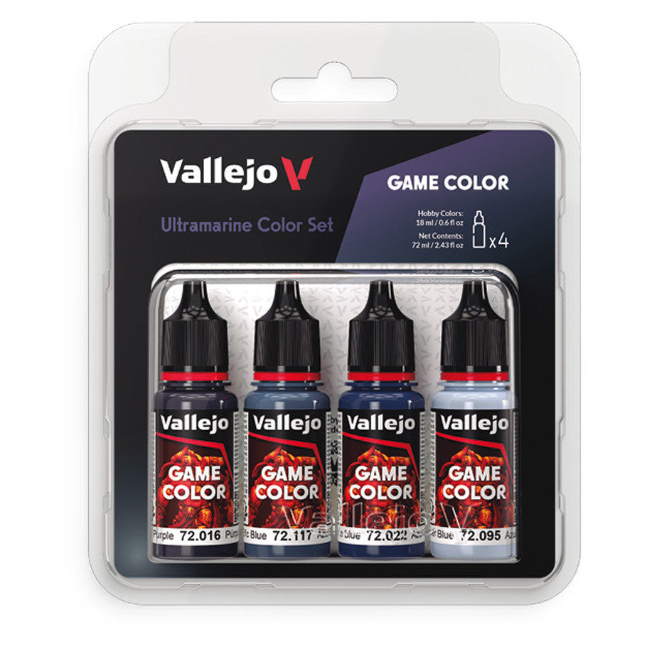 Vallejo Game Color Ultramarine Set (4)