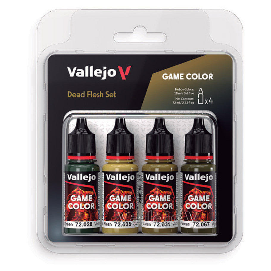 Vallejo Game Color Dead Flesh Set (4)