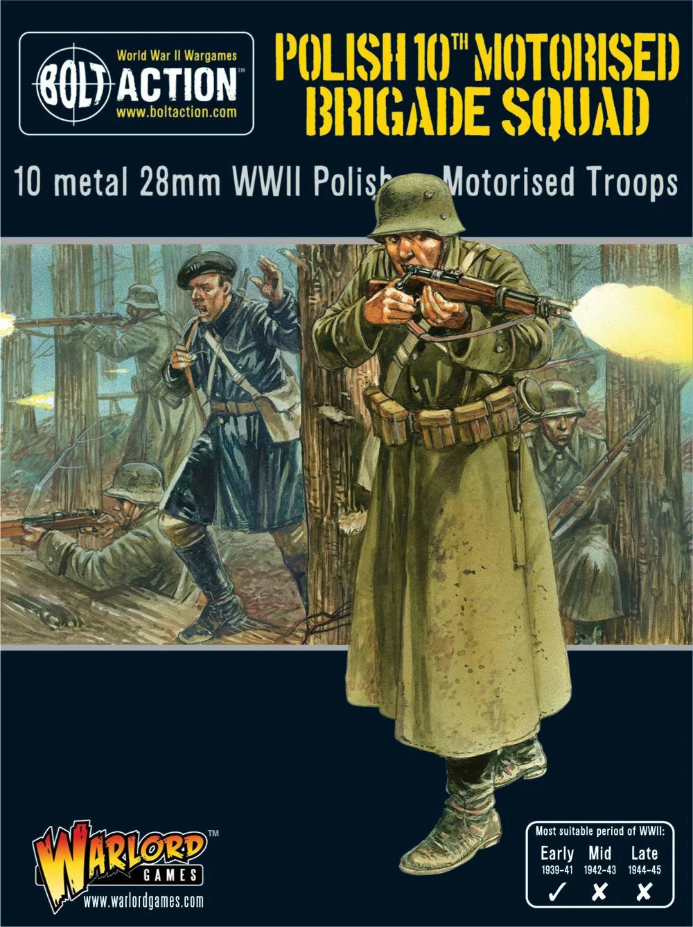 Bolt Action Polish Army 10th Motorised Brigade Squad