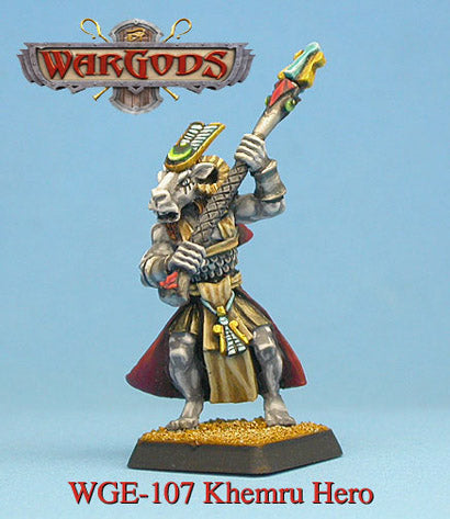 WarGods of Aegyptus Khemru Hero with War Staff