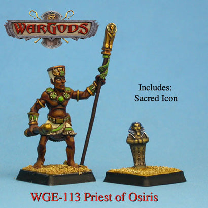 WarGods of Aegyptus Priest Of Osiris With Sacred Icon