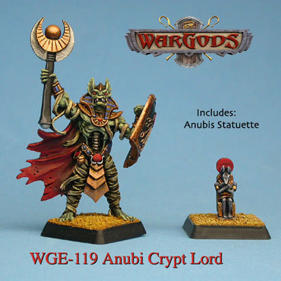 WarGods of Aegyptus Anubi Crypt Lord With Anubis Statuette