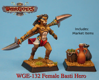Female Basti Hero With Market Items