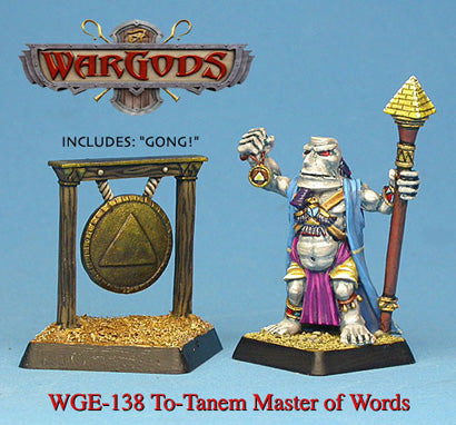 WarGods of Aegyptus To-Tanem Master Of Words With Gong