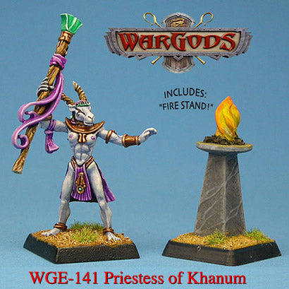 WarGods of Aegyptus Priestess Of Khanum With Firestand