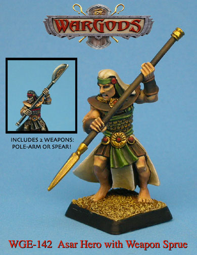 WarGods of Aegyptus Asar Hero With Pole Axe