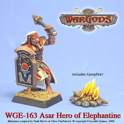 WarGods of Aegyptus Asar Hero Of Elephantine, With Campfire