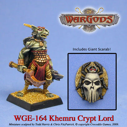 WarGods of Aegyptus Khemru Crypt Lord With Giant Scarab