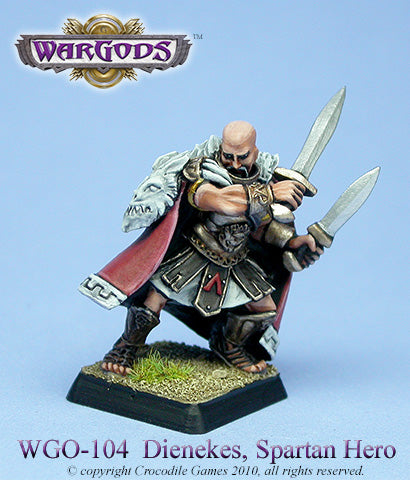 WarGods of Olympus Dienekes, Spartan Hero