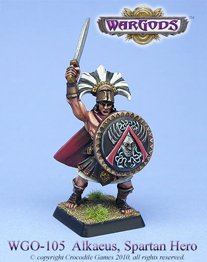 WarGods of Olympus Alkaeus, Spartan Hero