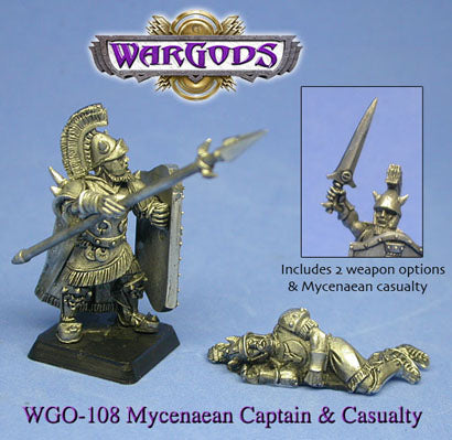WarGods of Olympus Mycenaean Captain and Casualty