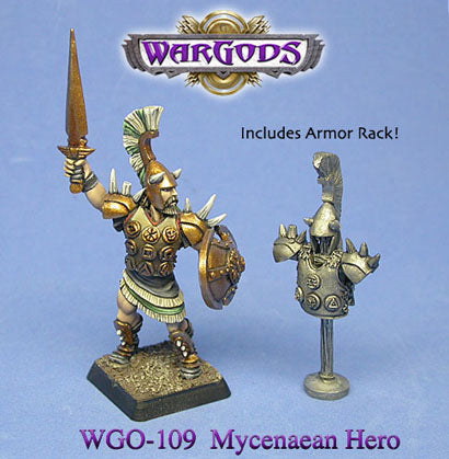 WarGods of Olympus Mycenaean Hero and Armor Rack