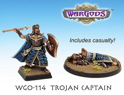 WarGods of Olympus Trojan Captain and Casualty