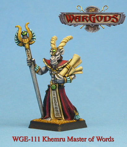 WarGods of Aegyptus Khemru Master Of Words