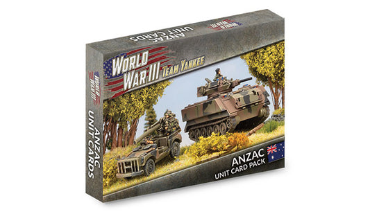 WWIII Team Yankee ANZAC Unit Cards