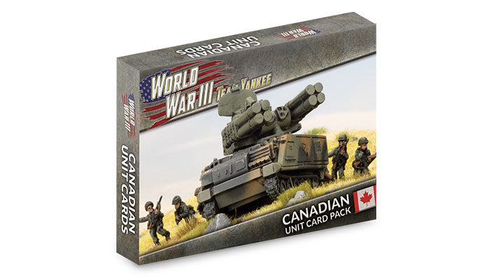 WWIII Team Yankee Canadian Unit Card Pack