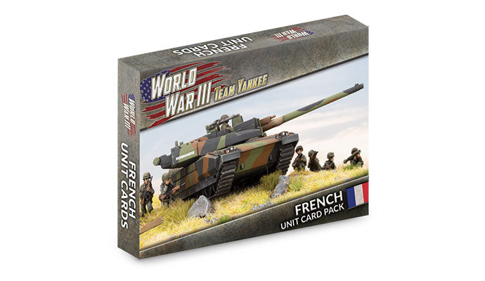 WWIII Team Yankee French Unit Card Pack