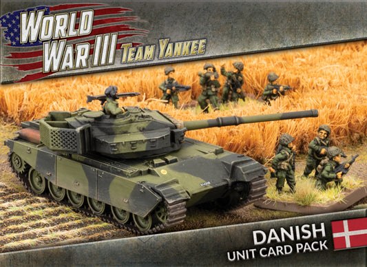 WWIII Team Yankee Danish Unit Cards