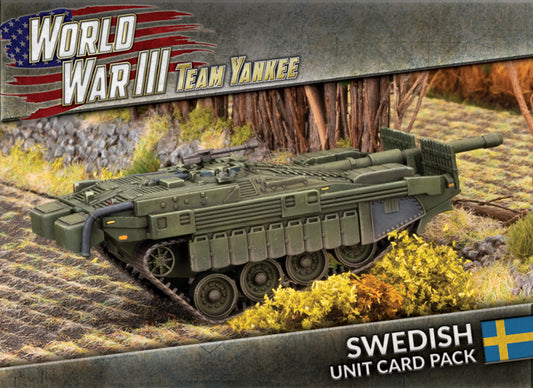 WWIII Team Yankee Swedish Unit Cards