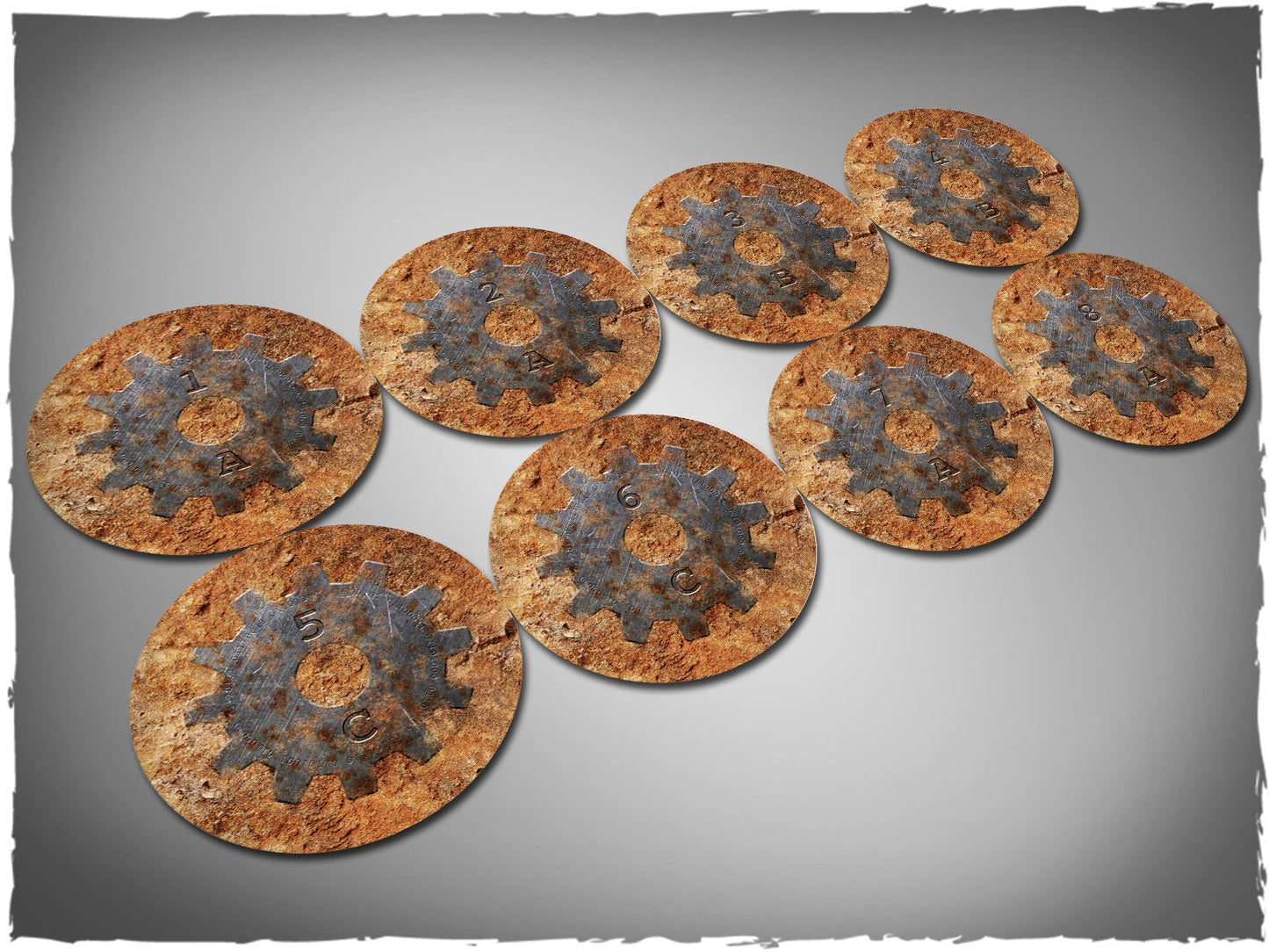 Deep-Cut Studio Objective Markers WH40k