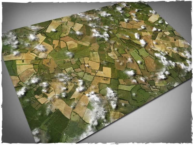 Deep-Cut Studio Game Mat - Aerial Fields